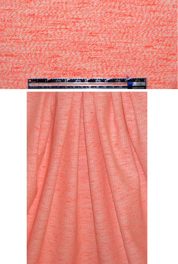 famous designer neon tweed cotton suiting 1.625 yds