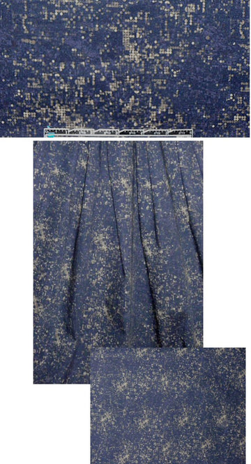 Sun0 'digital world' abstract stretch cotton shirting