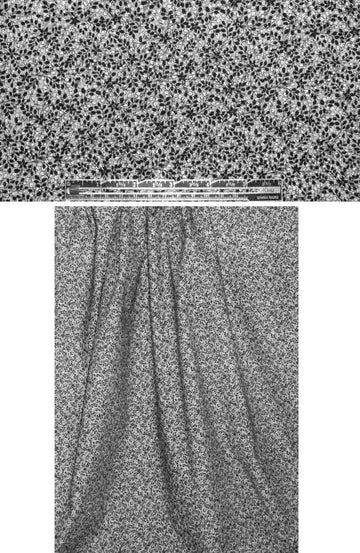 CA designer teeny b/w floral cotton woven 1.9 yd