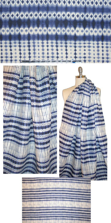 CA designer denimy boho graphic cotton woven