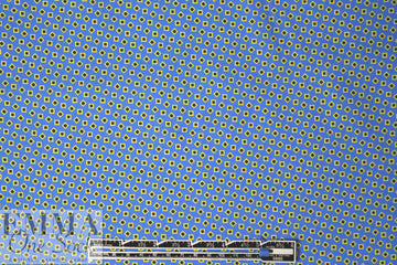 Caroline C0nstas teeny shapes cotton stretch - blue/yellow