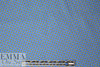 Caroline C0nstas teeny shapes cotton stretch - blue/yellow 1.875 yd
