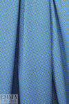 Caroline C0nstas teeny shapes cotton stretch - blue/yellow 1.875 yd
