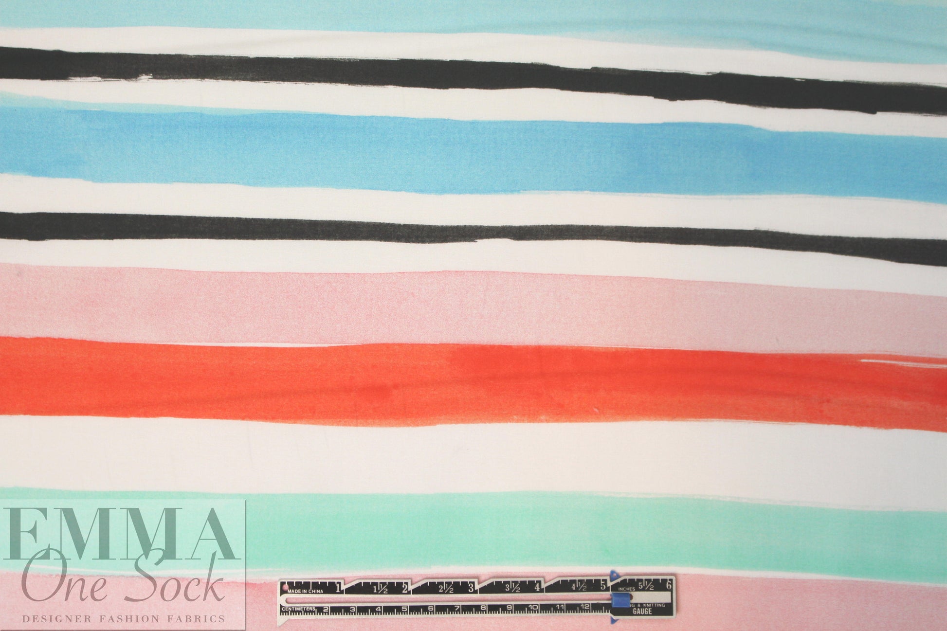 Caroline C0nstas colorful stripes cotton stretch shirting