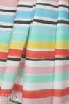Caroline C0nstas colorful stripes cotton stretch shirting