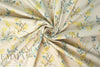 Derek L@m vintage floral cotton stretch woven - butter