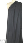Italian cotton shirting - black white dashes 1.75 yd