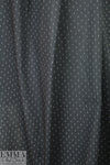 Italian cotton shirting - black white dashes 1.625 yd
