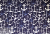 Italian nautical print cotton shirting 1.375 yd