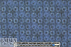 Italian faded denim graphic cotton shirting 1.125 yds