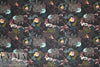 Pat Brav0 sylized floral cotton poplin