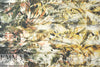 Italian amber abstract lightweight cotton shirting