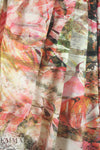 Italian rouge abstract lightweight cotton shirting 1.5 yd
