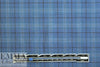 CA designer blues yarn dyed plaid cotton shirting 2 yds