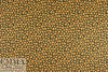 French orange floral printed cotton shirting 1.75 yds