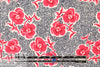 NY designer flowery maze cotton poplin