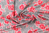 NY designer flowery maze cotton poplin