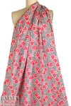 NY designer flowery maze cotton poplin