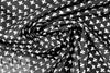 Italian cotton woven - black/white motif