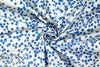 NY designer blueberries cotton stretch shirting
