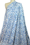 NY designer blueberries cotton stretch shirting