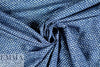 NY designer graphic dots cotton stretch woven