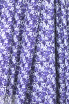 NY designer Liberty-esque blue floral cotton poplin