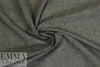 NY designer cotton chambray crossweave - dark denim