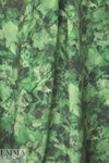 Tah@ri forest layers cotton stretch twill