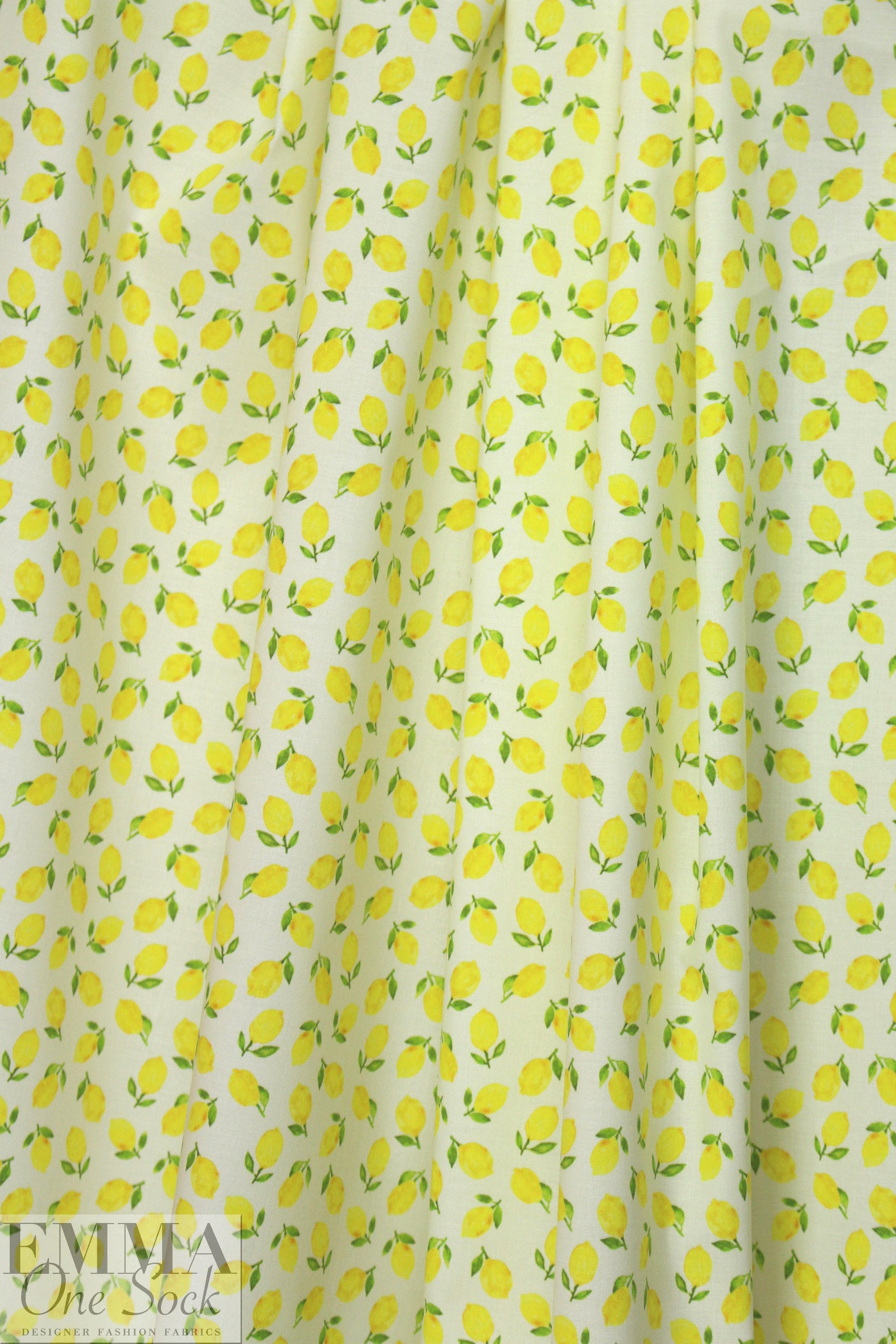 NY designer lemons cotton stretch shirting