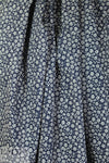 NY designer stone/midnight little floral cotton poplin