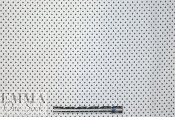 Italian graphic 'leaf' motif cotton shirting