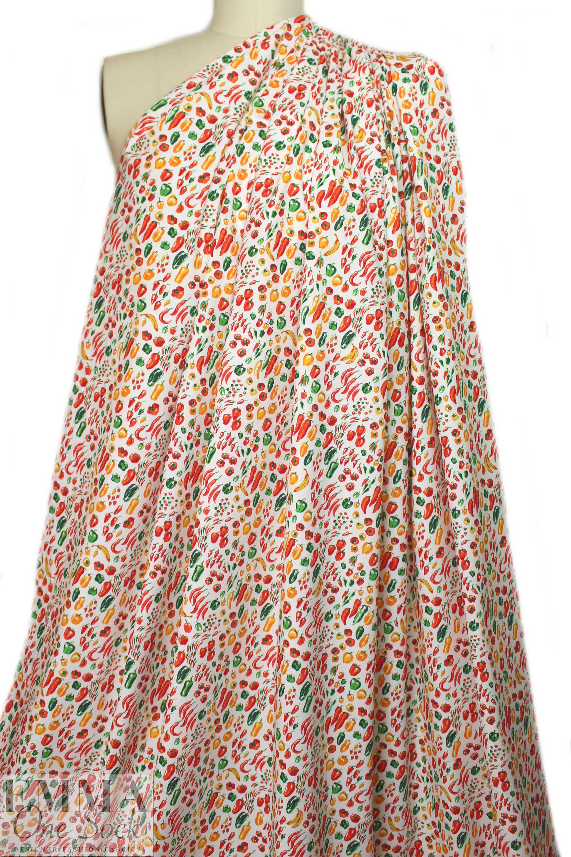 NY designer peppers cotton stretch shirting