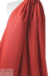 famous designer navy diamonds on red cotton woven