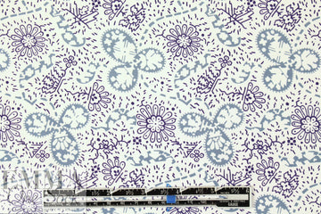 NY designer graphic whimsy cotton poplin 1.125 yds