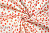 NY designer strawberries cotton stretch shirting