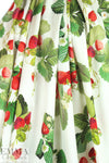 NY designer 'strawberry season' cotton shirting
