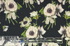 NY designer floral bouquets cotton stretch shirting