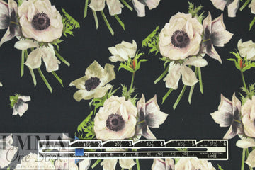 NY designer floral bouquets cotton stretch shirting