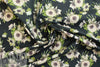 NY designer floral bouquets cotton stretch shirting