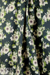 NY designer floral bouquets cotton stretch shirting