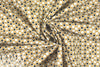 NY designer caramel/black/gray cotton shirting