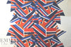 Mi11y red/blue cubist cotton/spandex shirting