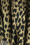 M0NSE stylized animal print signed cotton stretch twill