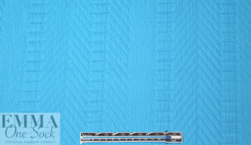 Italian cotton matelasse' jacquard - turquoise