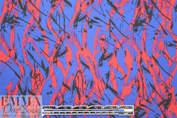 3.1 Phi11ip Lim blue/black/red abstract cotton woven