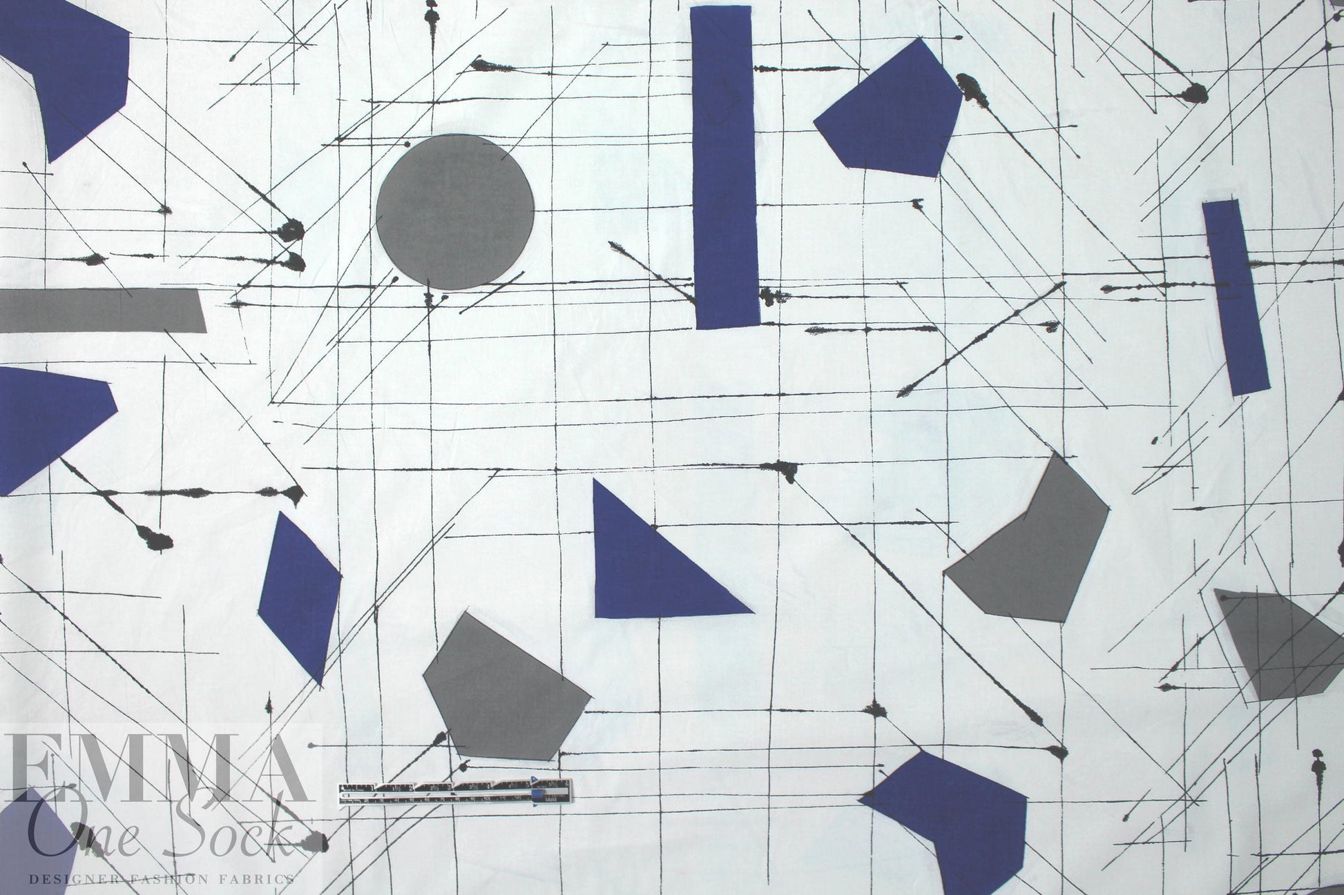 designer edgy geometry special cotton woven