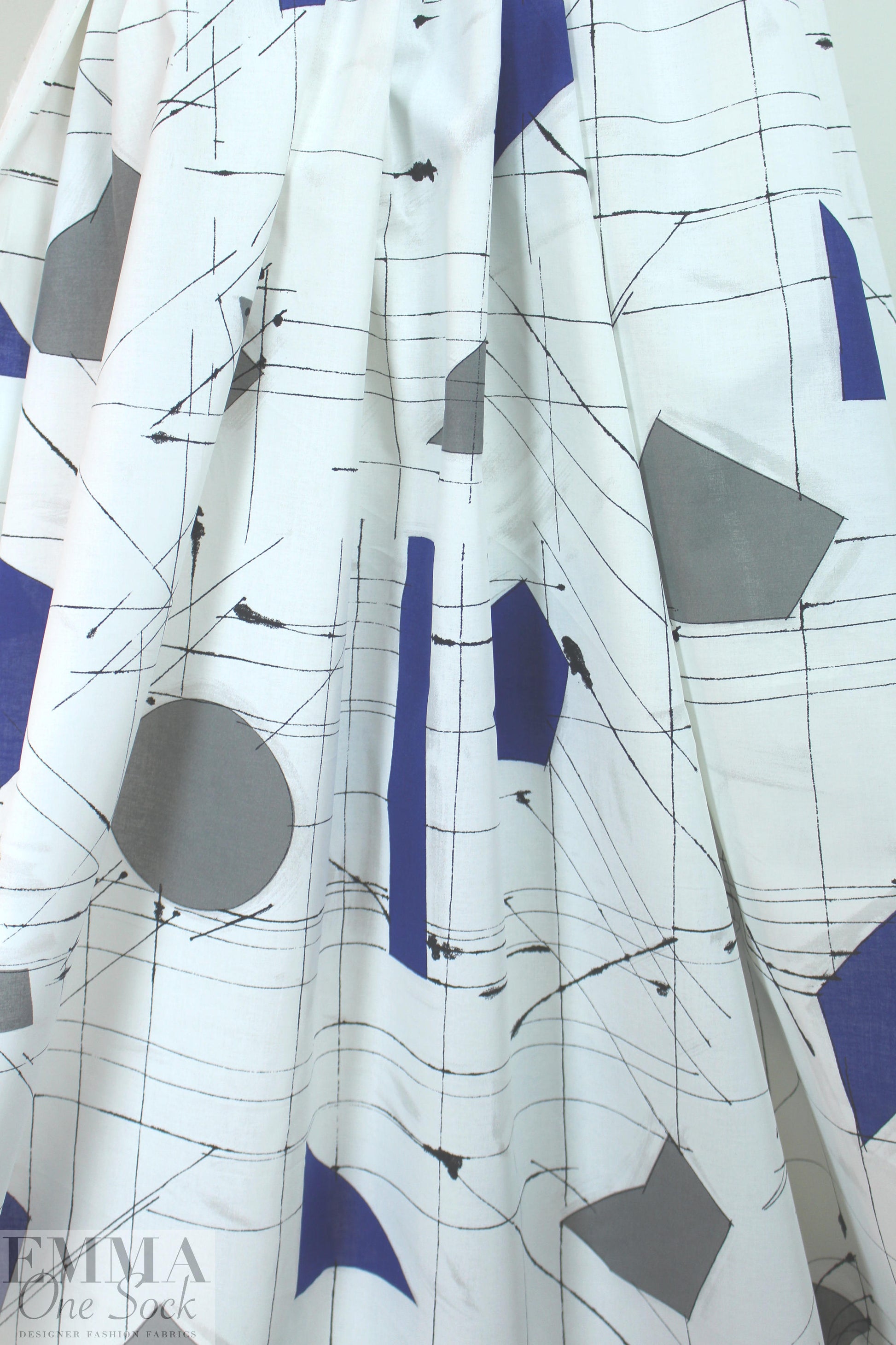 designer edgy geometry special cotton woven