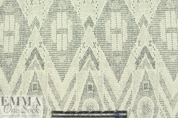NY designer 'stitchery' printed cotton .75 yds