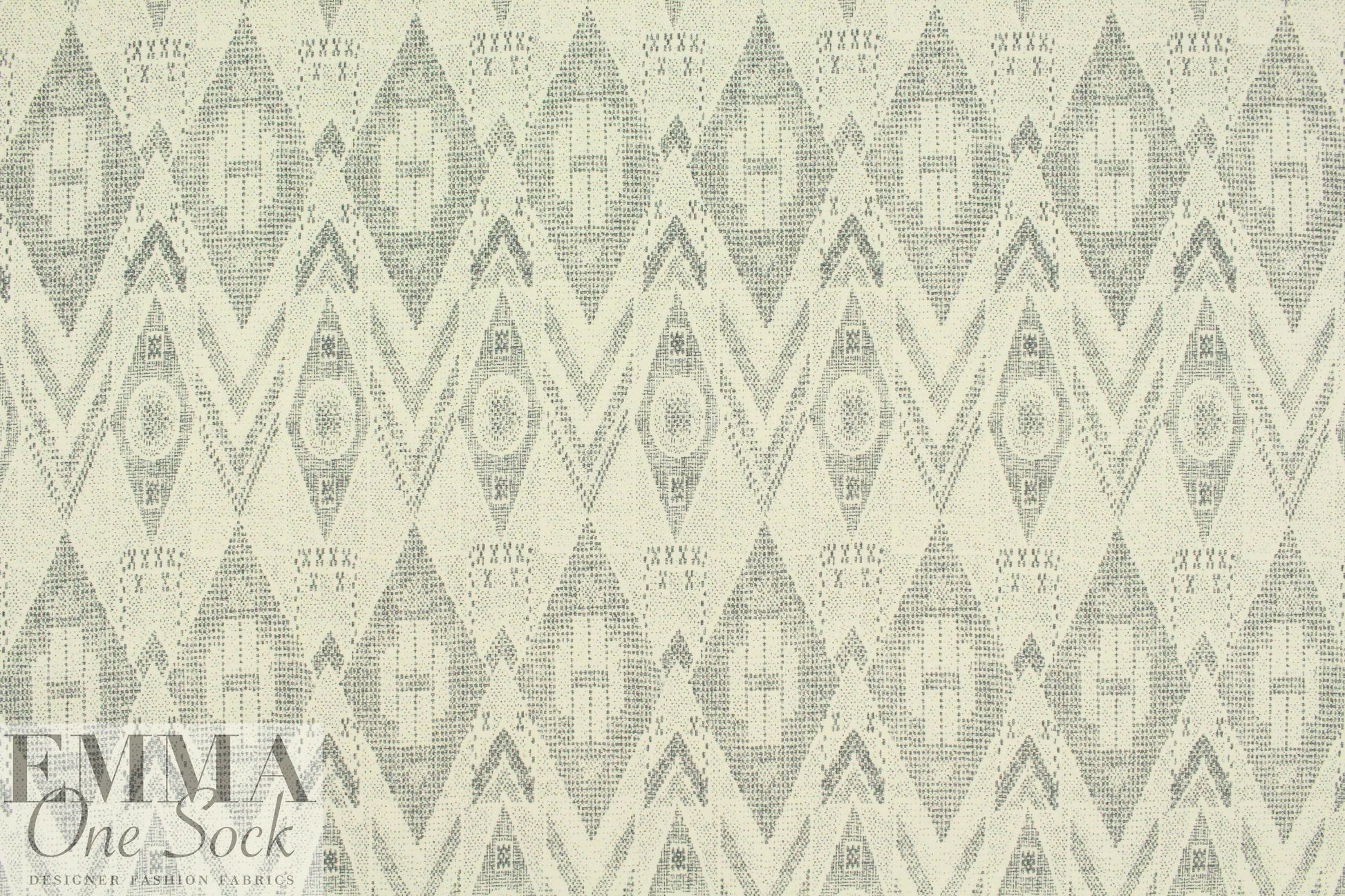 NY designer 'stitchery' printed cotton .75 yds
